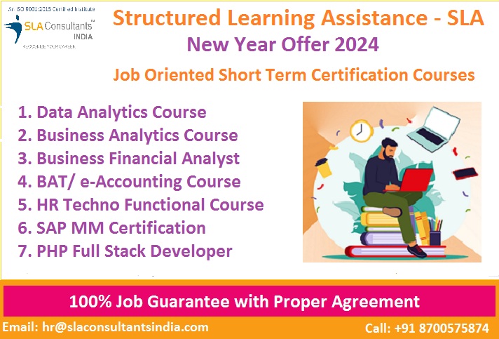 Read more about the article Advanced MIS Institute in Delhi, with Free Python by SLA Consultants Institute in Delhi, NCR, AP Analytics Certification [100% Placement, Learn New Skill of ’24] get L&T Data Science Professional Training,